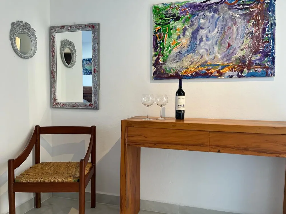 Arte e detalhes da Suíte Classic