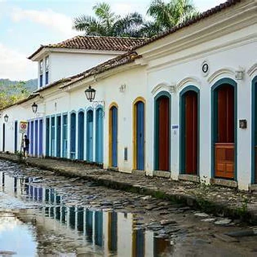 Arquitetura colonial em Paraty